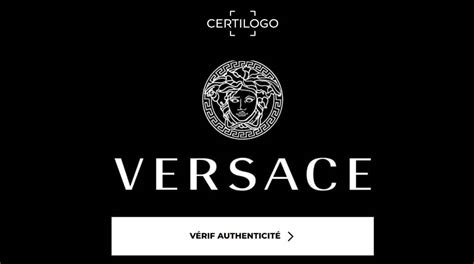 etichetta certilogo versace|certilogo official site.